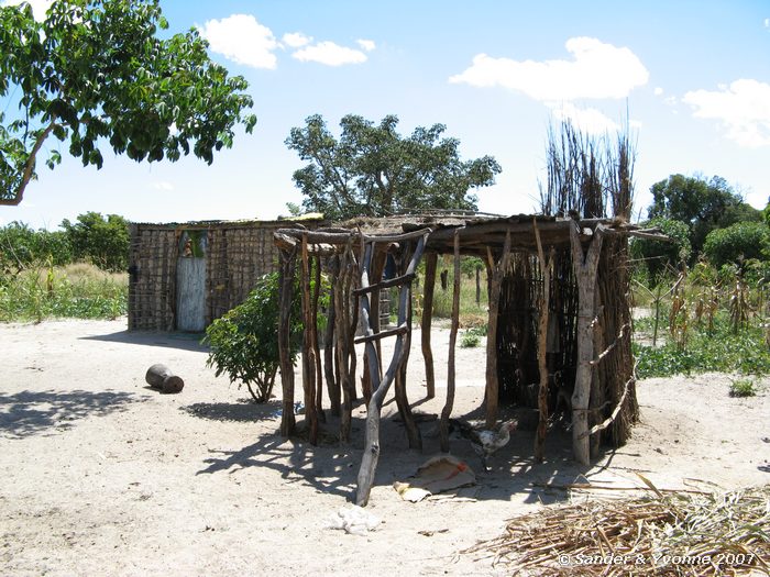 De keuken in de kraal