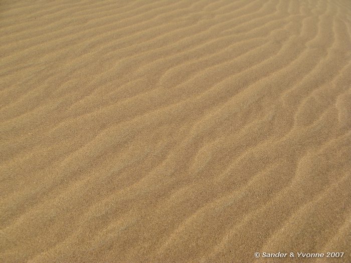 In de zandduinen bij Swakopmund