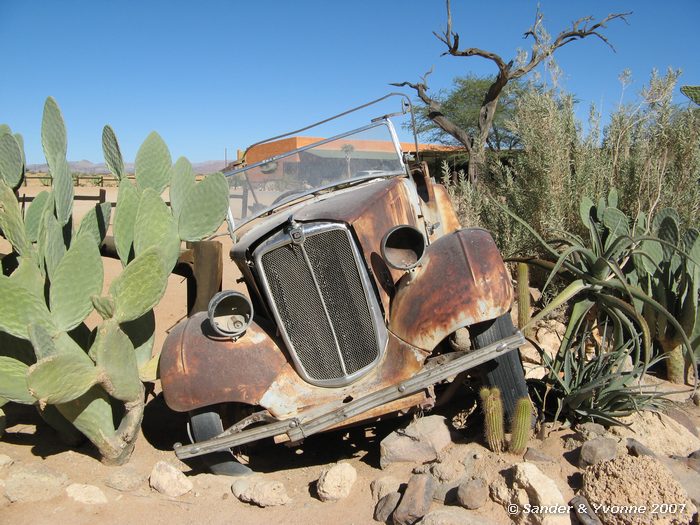 Autowrak bij Solitaire