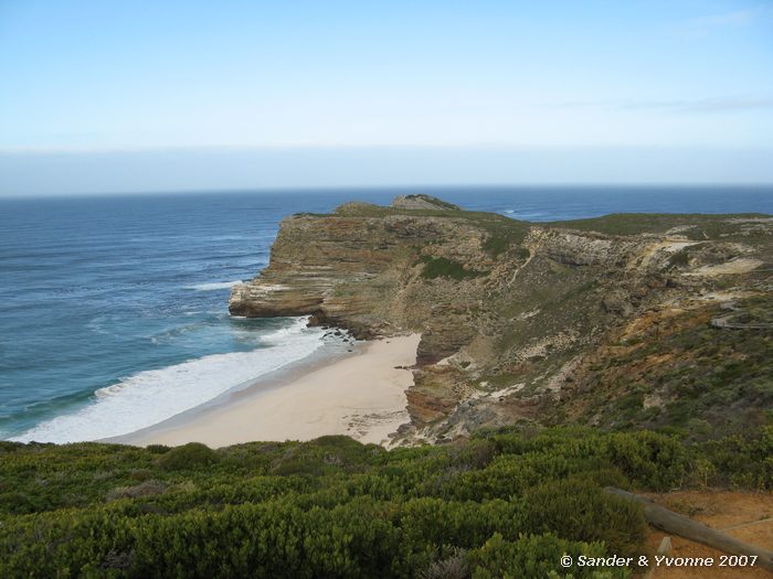 Strand tussen Kaap de Goede Hoop en Cape Point