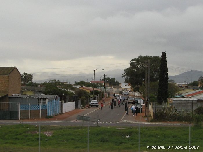 Iets betere township bij Kaapstad