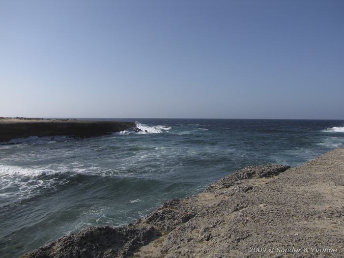 High surf at Boka Onima