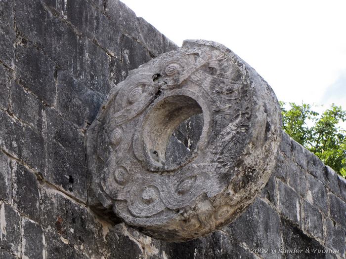 Ballcourt goal, Chichen Itza