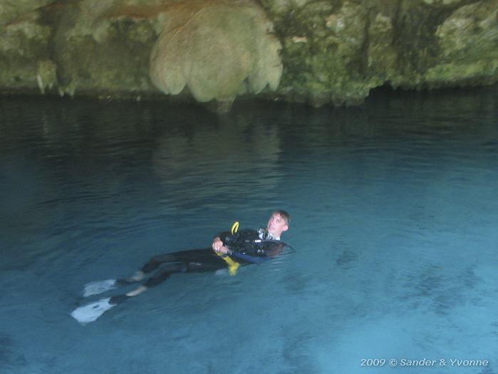 Me inside the Cenote