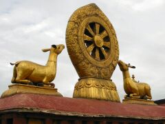 Goud op de Jokhang tempel