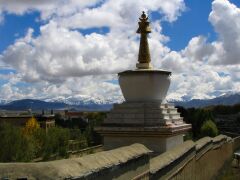 Stupa bij het klooster van Shigatse