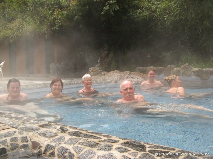 In de thermische baden van Papallacta