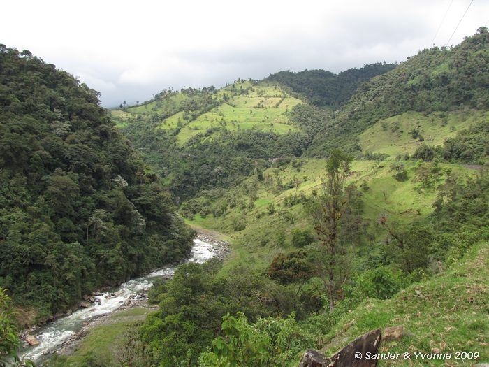 In de oostelijke Andes nabij Baeza