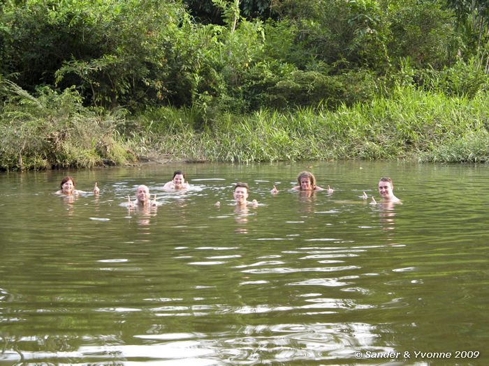 Lekker afkoelen bij de Yacuma lodge