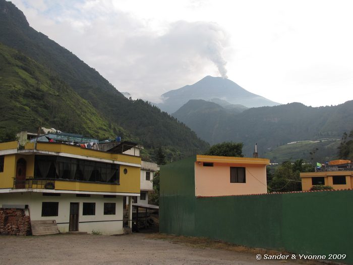 De Tungurahua was actief