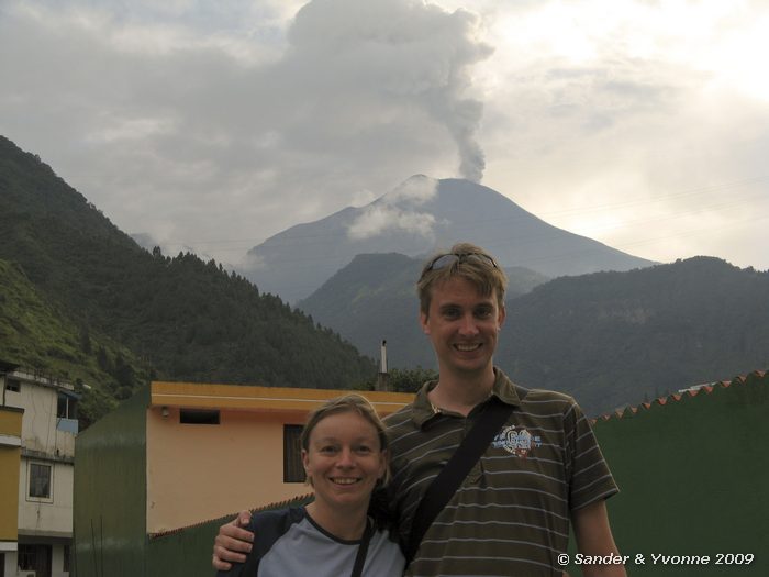 De Tungurahua was actief