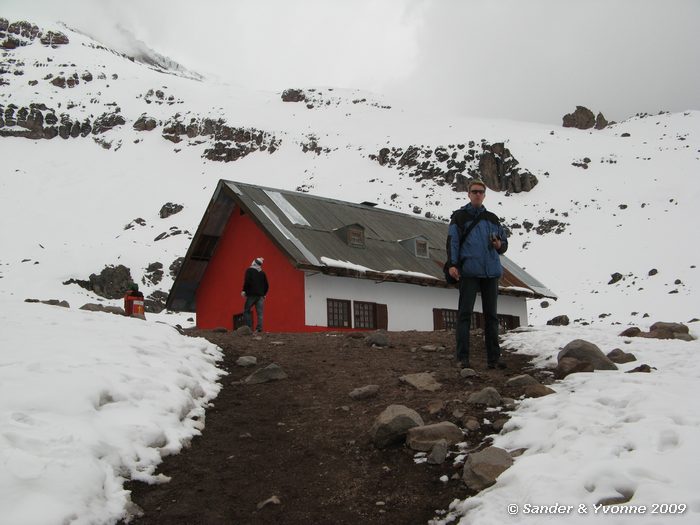 Op 5000 meter hoogte.