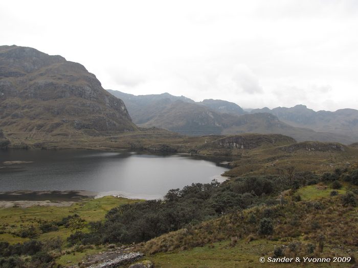 In nationaal park Cajas