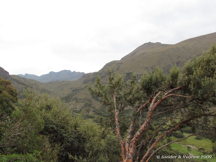 In nationaal park Cajas