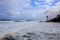 Strand en vuurtoren