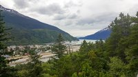 Uitzicht over Skagway