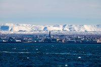 Reykjavik vanaf zee