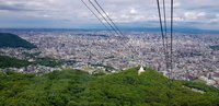 Uitzicht over Sapporo vanaf de Moiwa