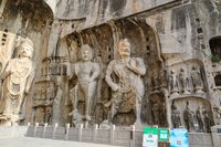 Wachters bij de Fengxian-tempel