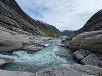 Smeltwater uit de gletsjer